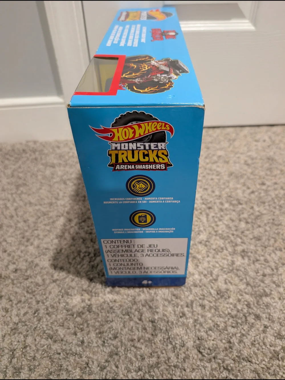 NIB Hot Wheels Monster Trucks Arena Smashers - Bone Shaker Ultimate Crush Yard